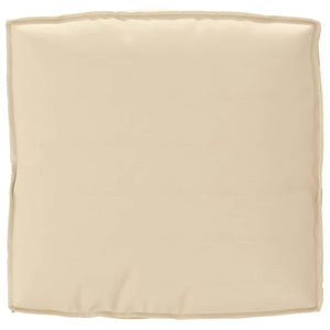 Μαξιλάρι Μπεζ 80 x 80 x 12 cm Ύφασμα Όξφορντ - Pakobazaar