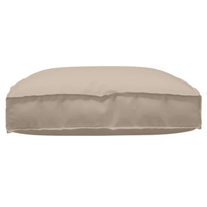 Μαξιλάρι Taupe 80 x 80 x 12 cm Ύφασμα Όξφορντ - Pakobazaar