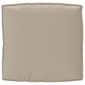 Μαξιλάρι Taupe 80 x 80 x 12 cm Ύφασμα Όξφορντ - Pakobazaar