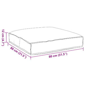 Μαξιλάρι Ύφασμα Όξφορντ Πολύχρωμο 80 x 80 x 12 cm