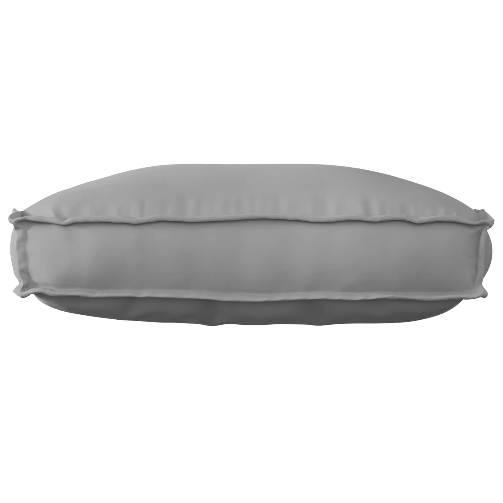 Μαξιλάρι Γκρι 70 x 40 x 12 cm Ύφασμα Όξφορντ