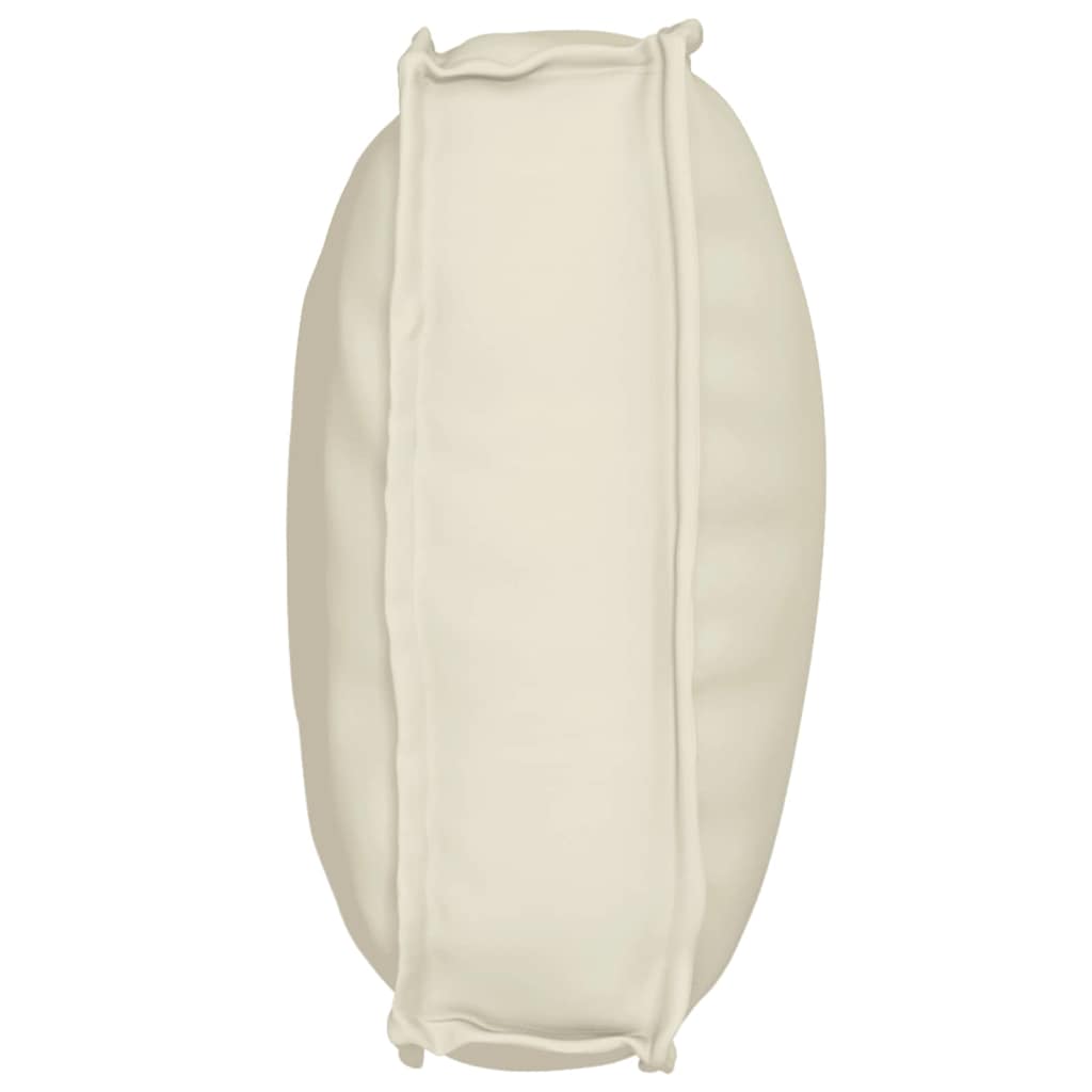 Μαξιλάρι Κρεμ 70 x 40 x 12 cm Ύφασμα Όξφορντ