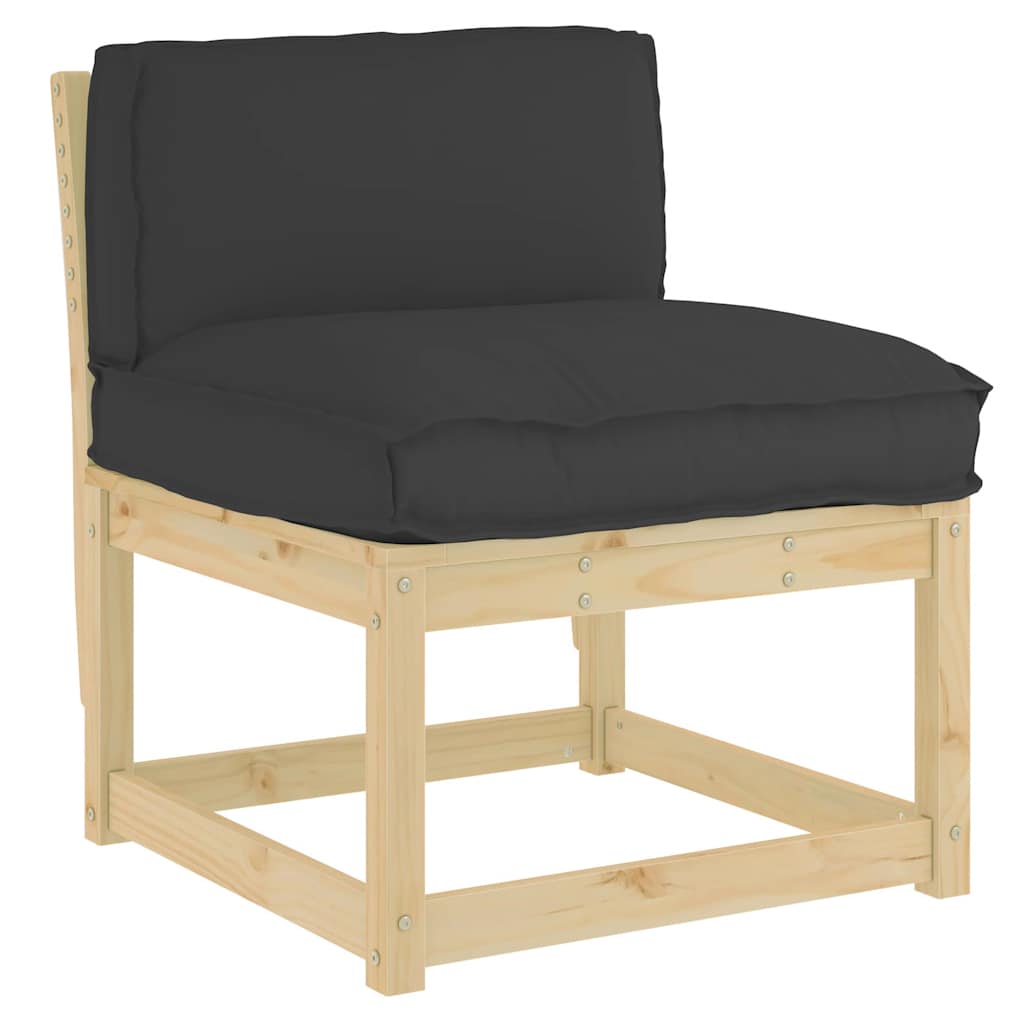 Μαξιλάρι Μαύρο 70 x 40 x 12 cm Ύφασμα Όξφορντ - Pakobazaar