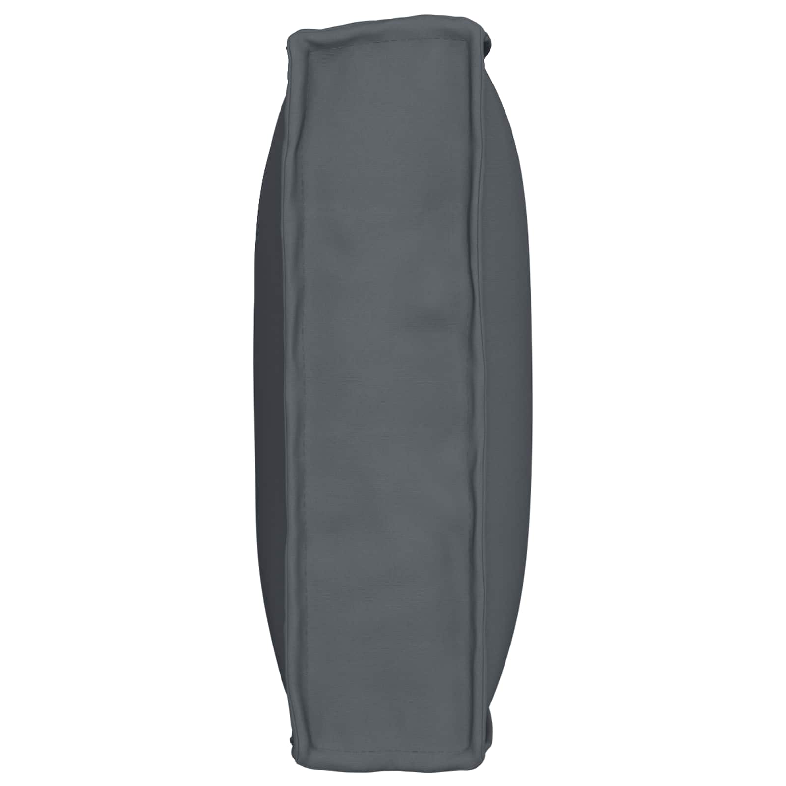 Μαξιλάρι Ανθρακί 80 x 40 x 12 cm Ύφασμα Όξφορντ