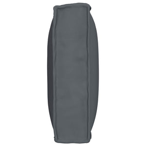 Μαξιλάρι Ύφασμα Όξφορντ Ανθρακί 80 x 40 x 12 cm