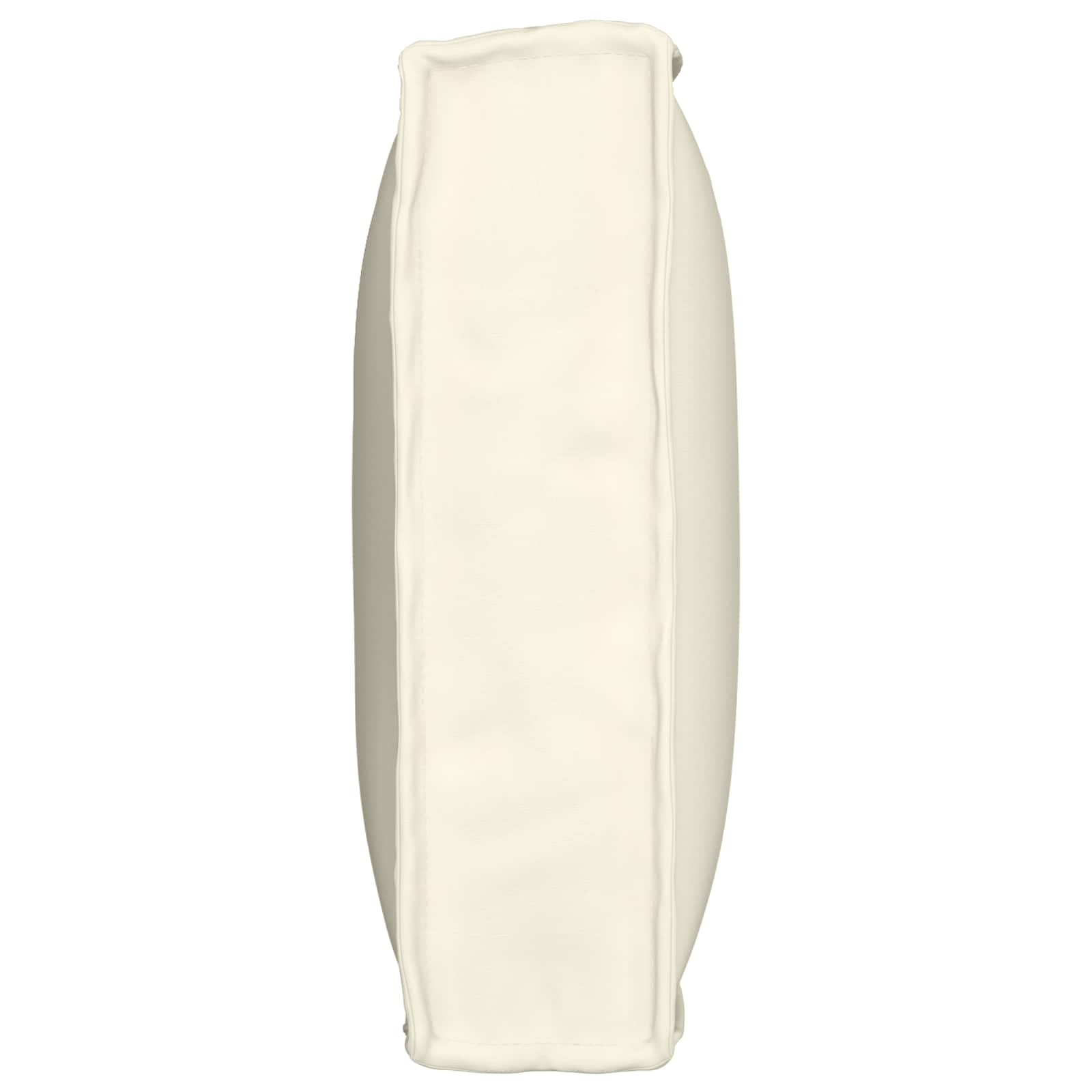 Μαξιλάρι Κρεμ 80 x 40 x 12 cm Ύφασμα Όξφορντ