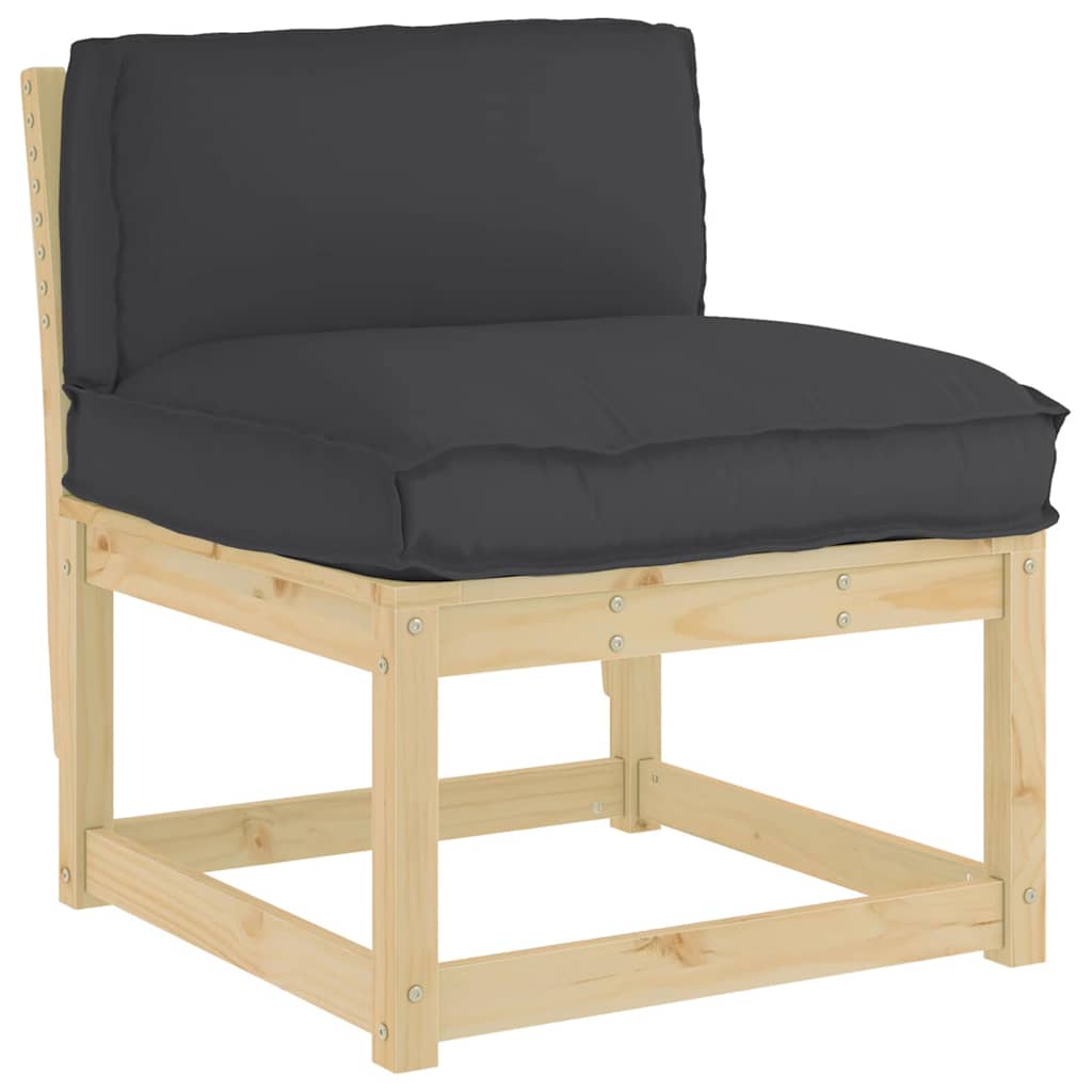 Μαξιλάρι Μαύρο 80 x 40 x 12 cm Ύφασμα Όξφορντ - Pakobazaar