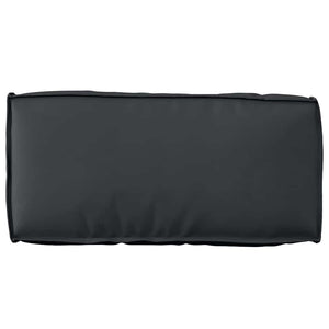Μαξιλάρι Ύφασμα Όξφορντ Μαύρο 80 x 40 x 12 cm