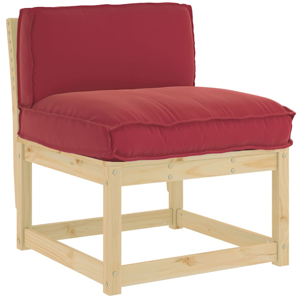 Μαξιλάρι Κόκκινο 80 x 40 x 12 cm Ύφασμα Όξφορντ - Pakobazaar