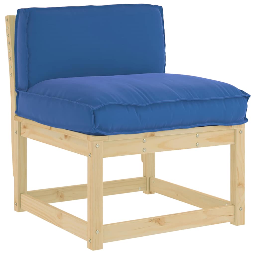 Μαξιλάρι Βασιλικό Μπλε 80 x 40 x 12 cm Ύφασμα Όξφορντ - Pakobazaar