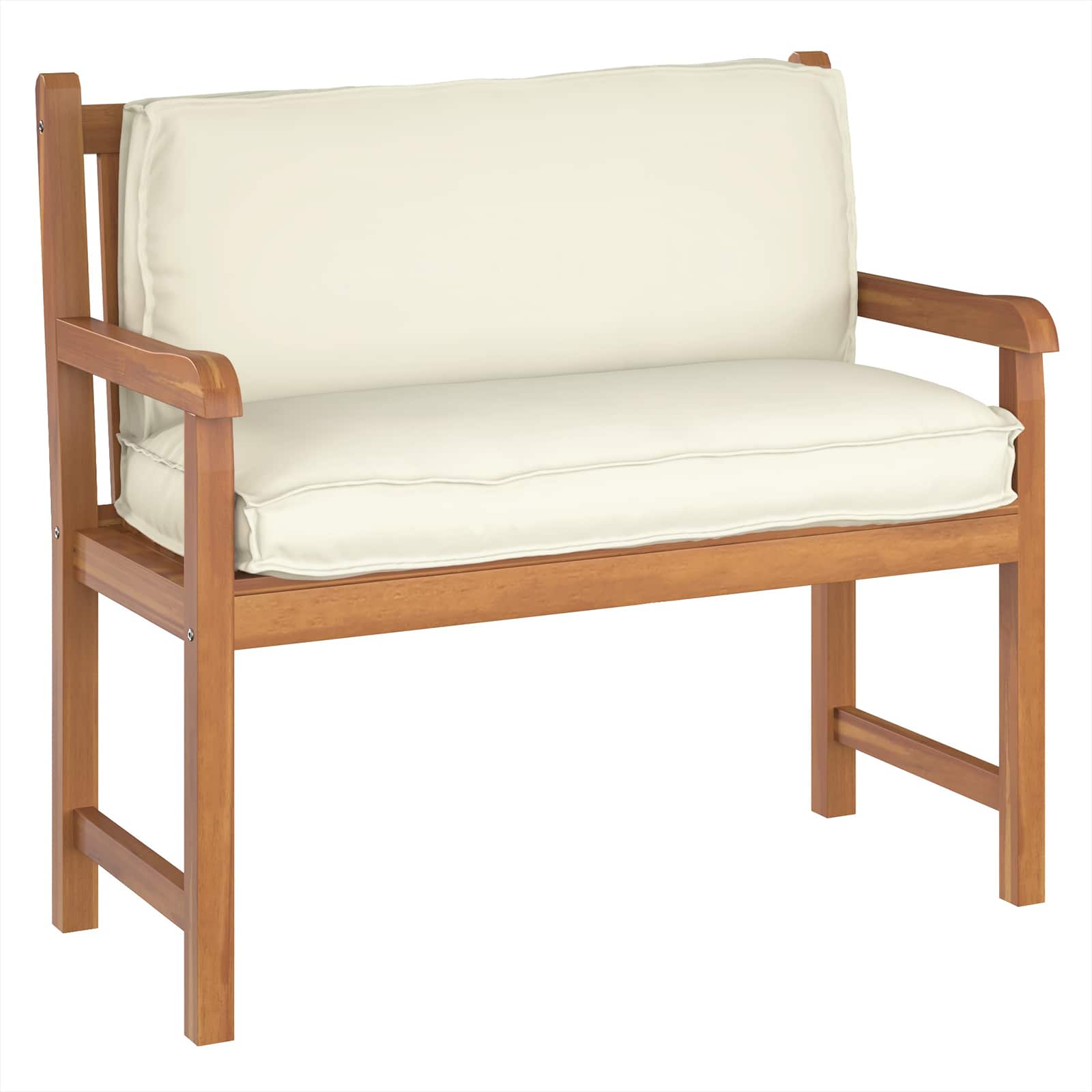 Μαξιλάρι Κρεμ 120 x 40 x 12 cm Ύφασμα Όξφορντ - Pakobazaar