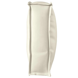 Μαξιλάρι Κρεμ 120 x 40 x 12 cm Ύφασμα Όξφορντ - Pakobazaar