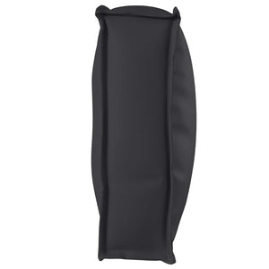Μαξιλάρι Ύφασμα Όξφορντ Μαύρο 120 x 40 x 12 cm