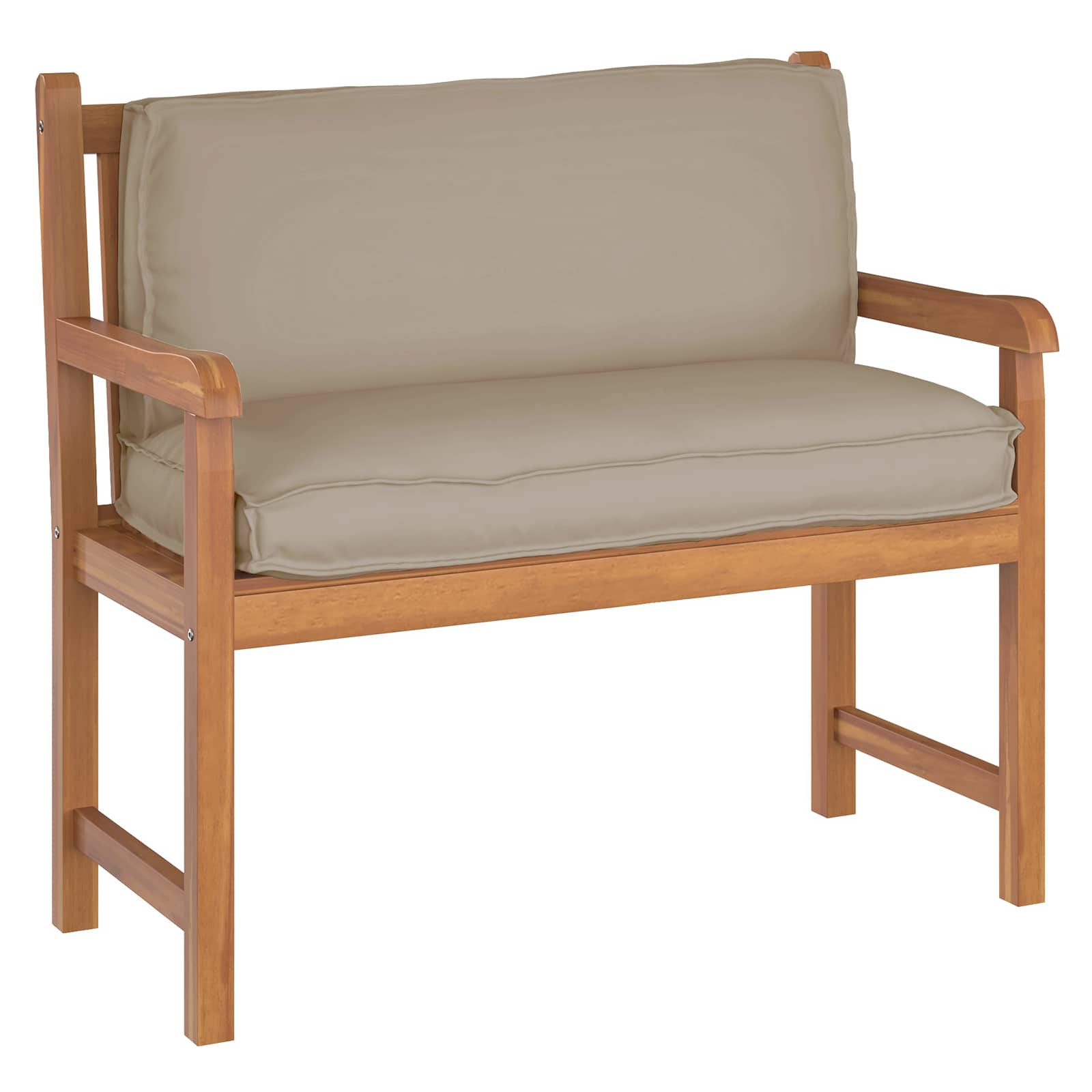 Μαξιλάρι Taupe 120 x 40 x 12 cm Ύφασμα Όξφορντ - Pakobazaar