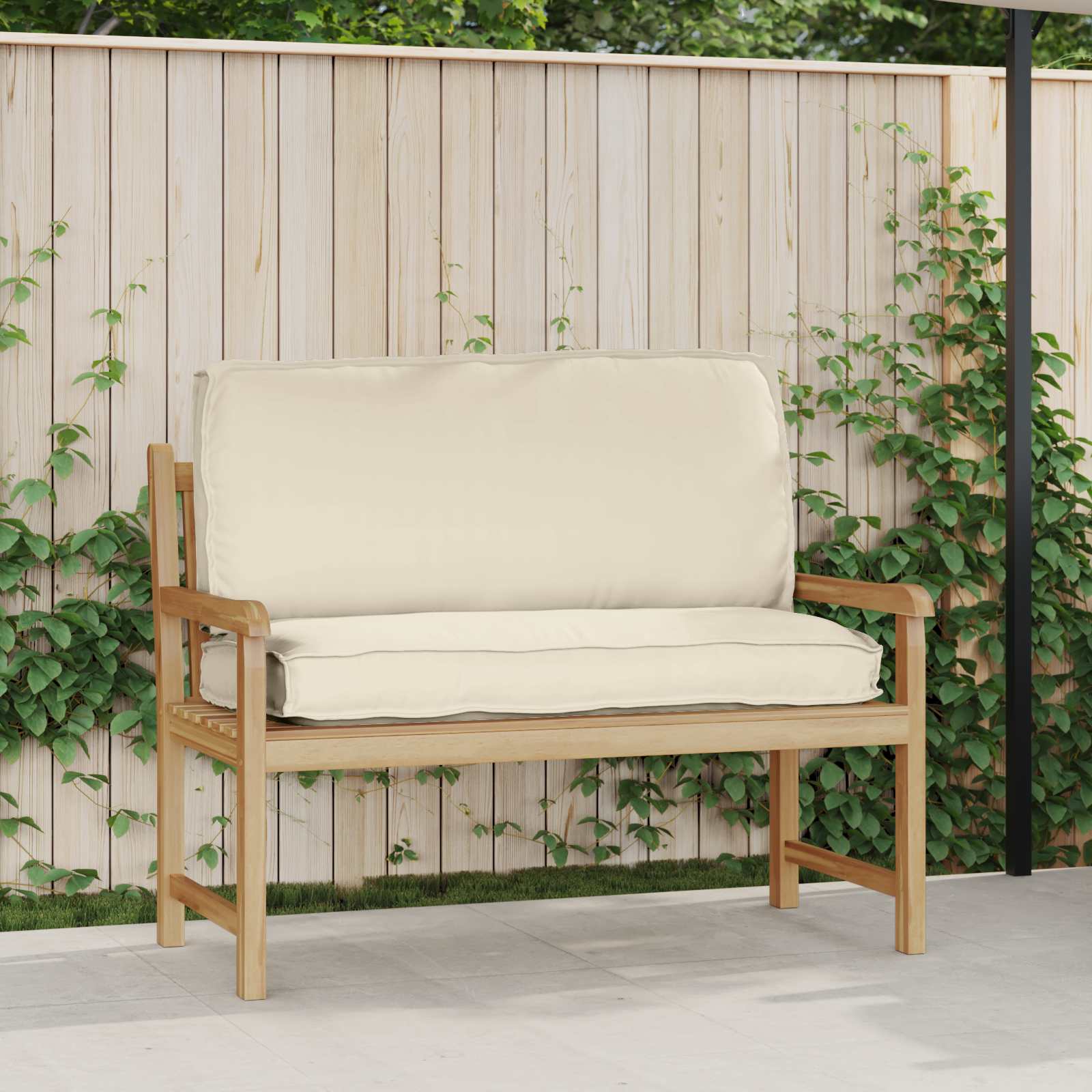 Μαξιλάρι Κρεμ 120 x 50 x 12 εκ. Ύφασμα Όξφορντ - Pakobazaar