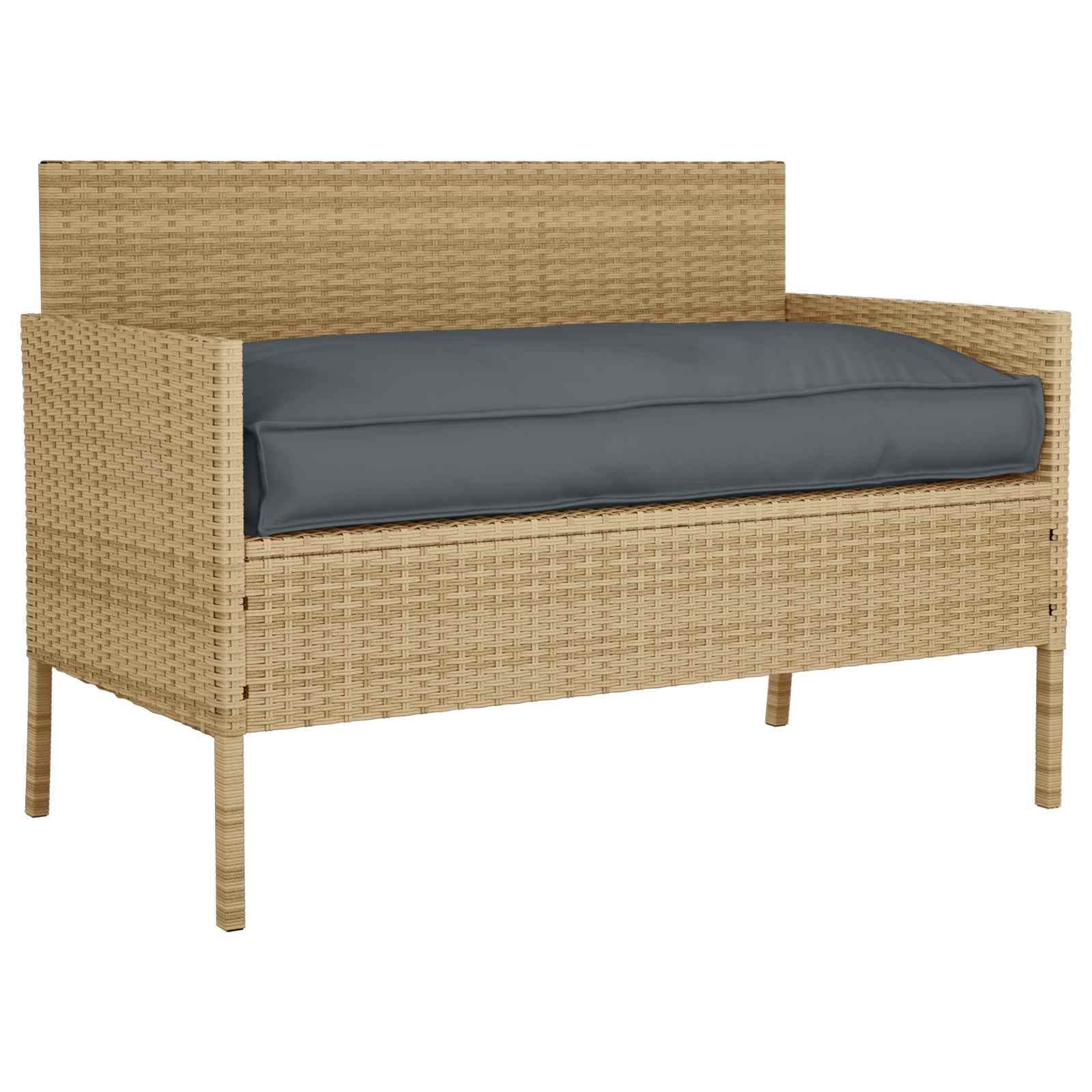 Μαξιλάρι Ανθρακί 120 x 60 x 12 εκ. Ύφασμα Όξφορντ - Pakobazaar