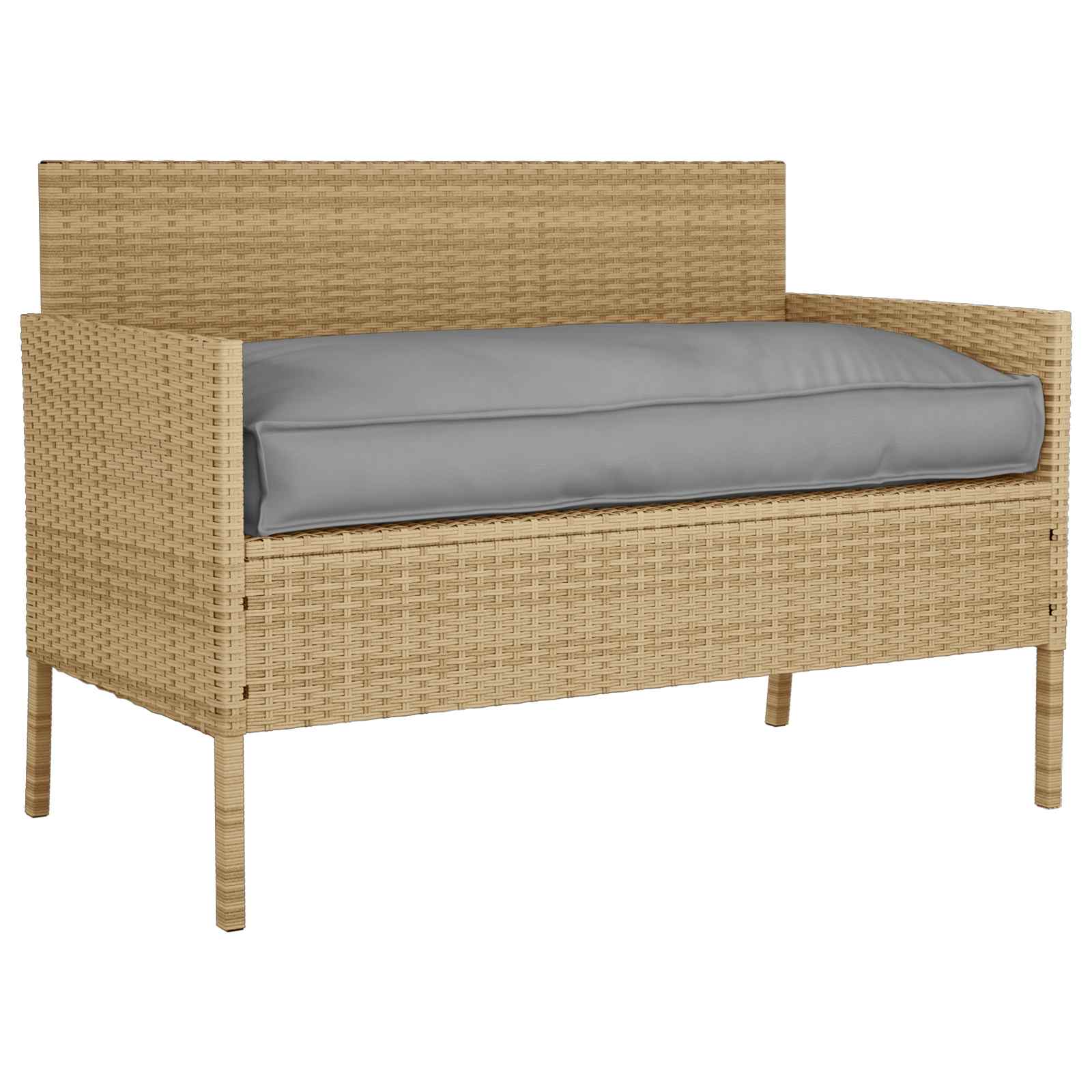 Μαξιλάρι Γκρι 120 x 60 x 12 εκ. Ύφασμα Όξφορντ - Pakobazaar