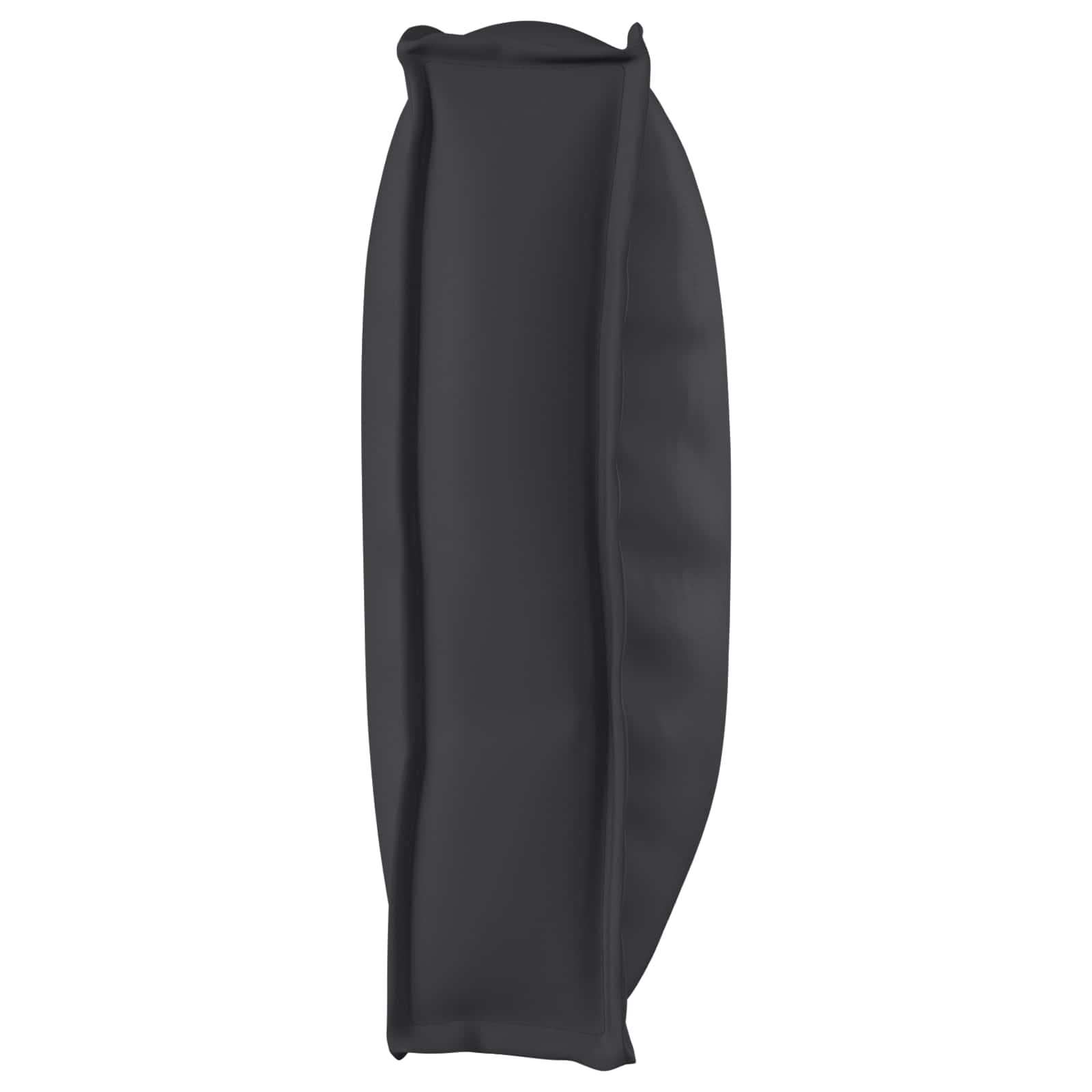 Μαξιλάρι Μαύρο 120 x 60 x 12 εκ. Ύφασμα Όξφορντ - Pakobazaar