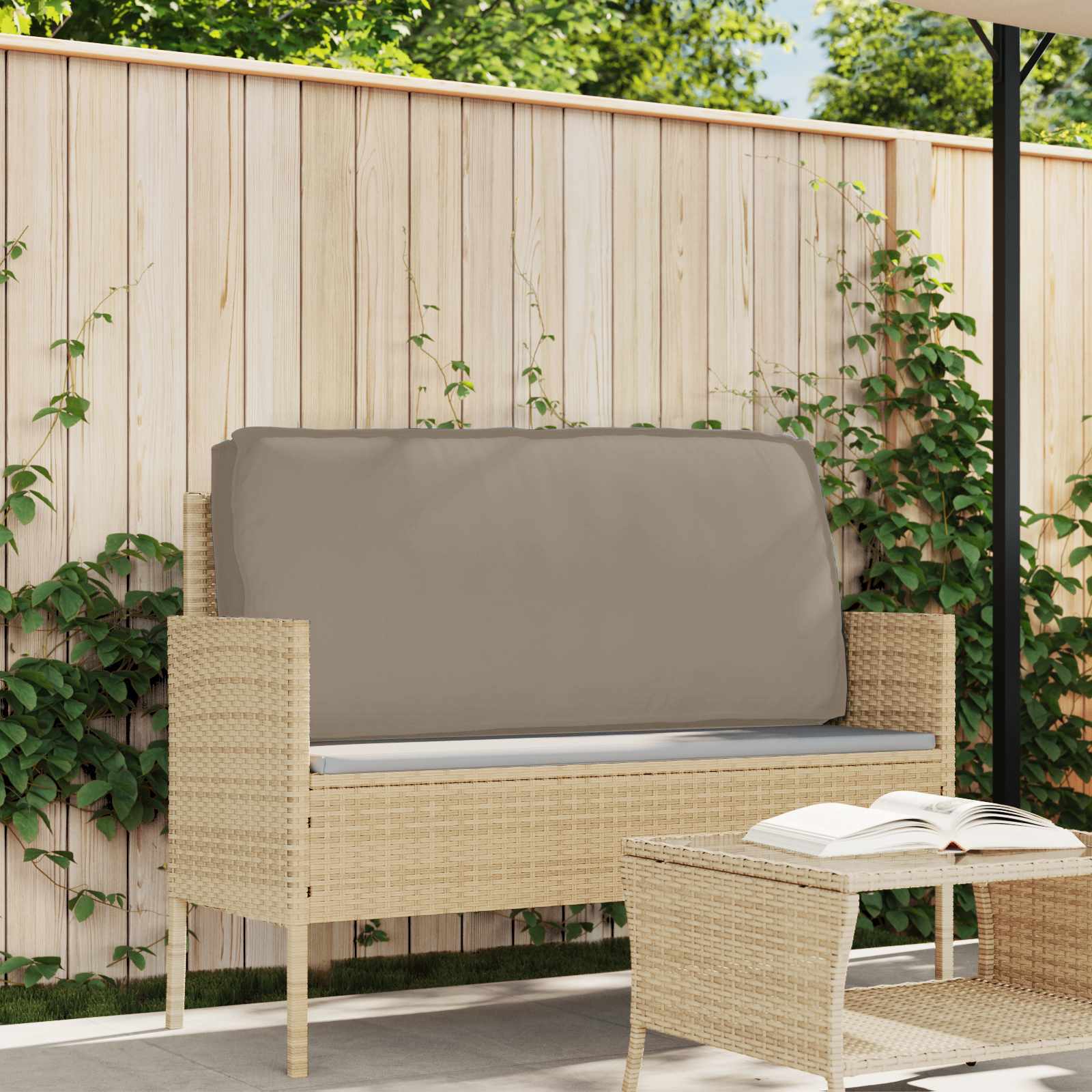 Μαξιλάρι Ύφασμα Όξφορντ Taupe 120 x 60 x 12 εκ.