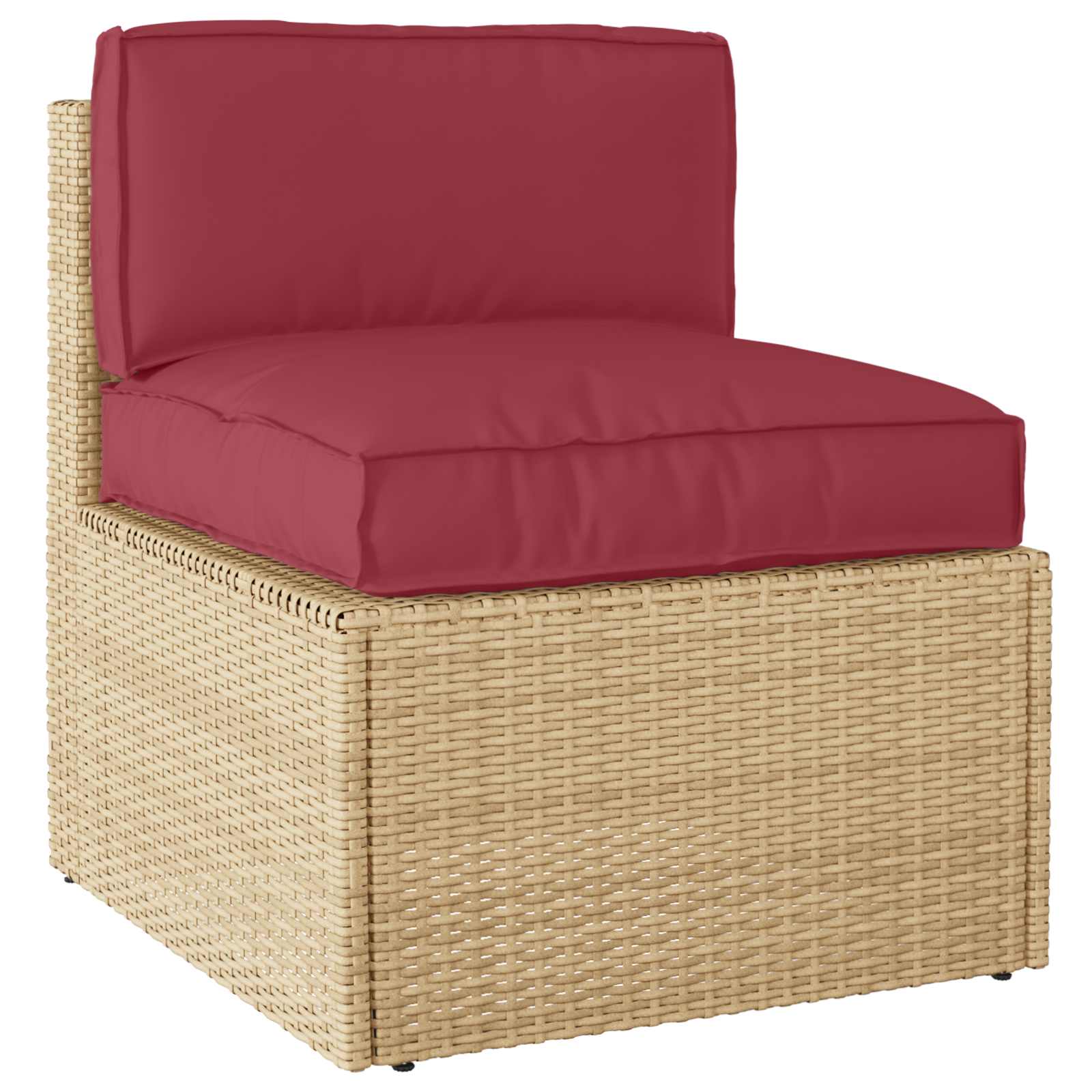 Μαξιλάρι Κόκκινο 80 x 80 x 52 εκ. Ύφασμα Όξφορντ - Pakobazaar