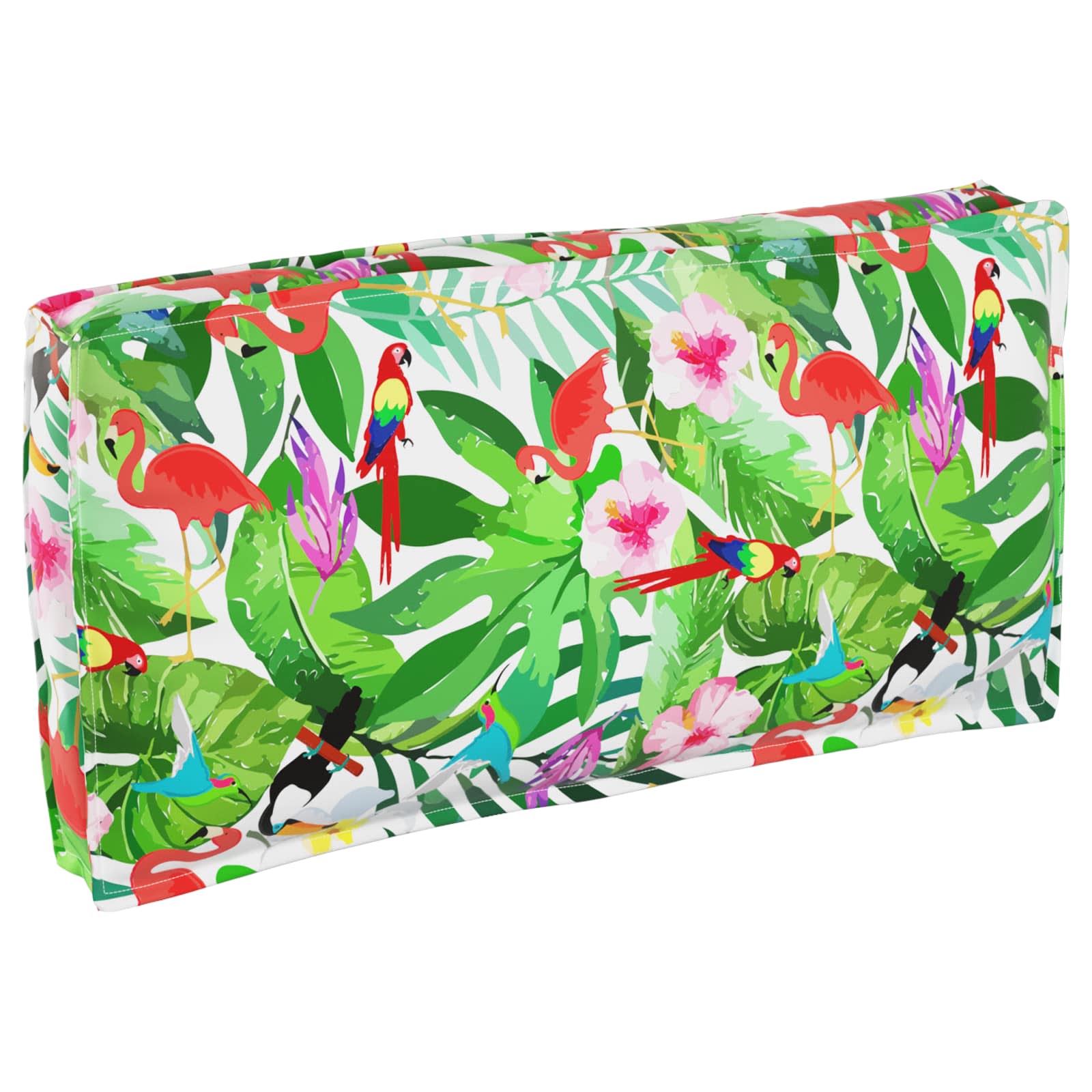 Μαξιλάρι Floral Πολύχρωμο 120 x 60 x 12 εκ. Ύφασμα Όξφορντ - Pakobazaar