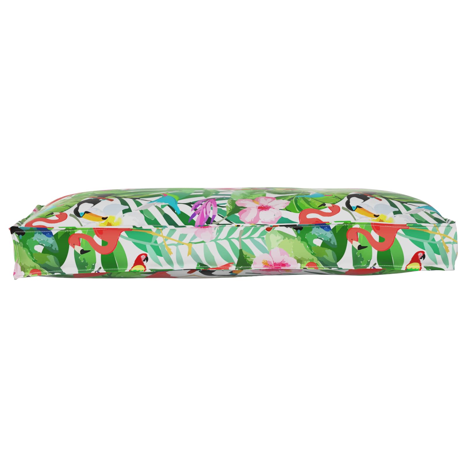 Μαξιλάρι Floral Πολύχρωμο 120 x 60 x 12 εκ. Ύφασμα Όξφορντ - Pakobazaar