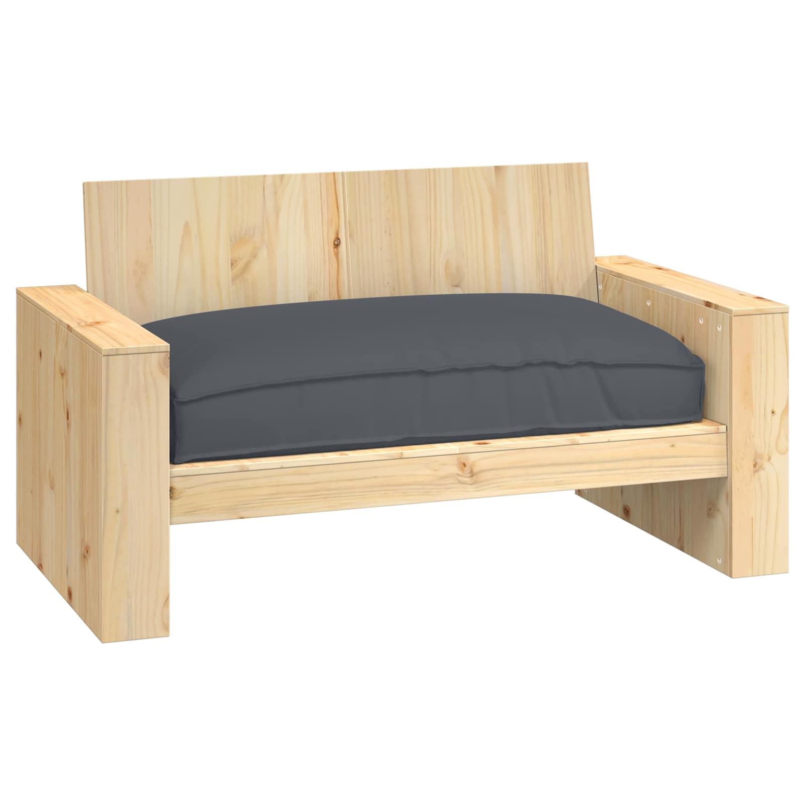 Μαξιλάρι Ανθρακί 120 x 80 x 12 cm Ύφασμα Όξφορντ - Pakobazaar