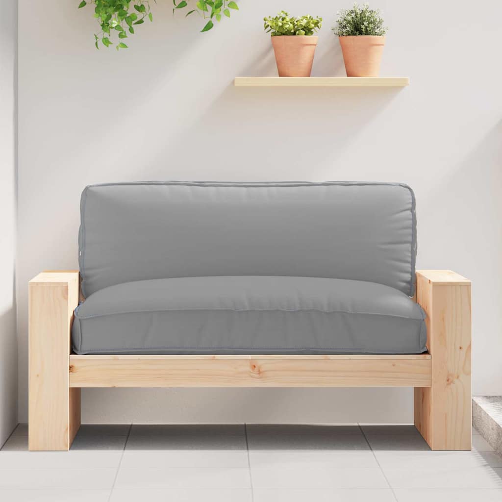 Μαξιλάρι Γκρι 120 x 80 x 12 cm Ύφασμα Όξφορντ