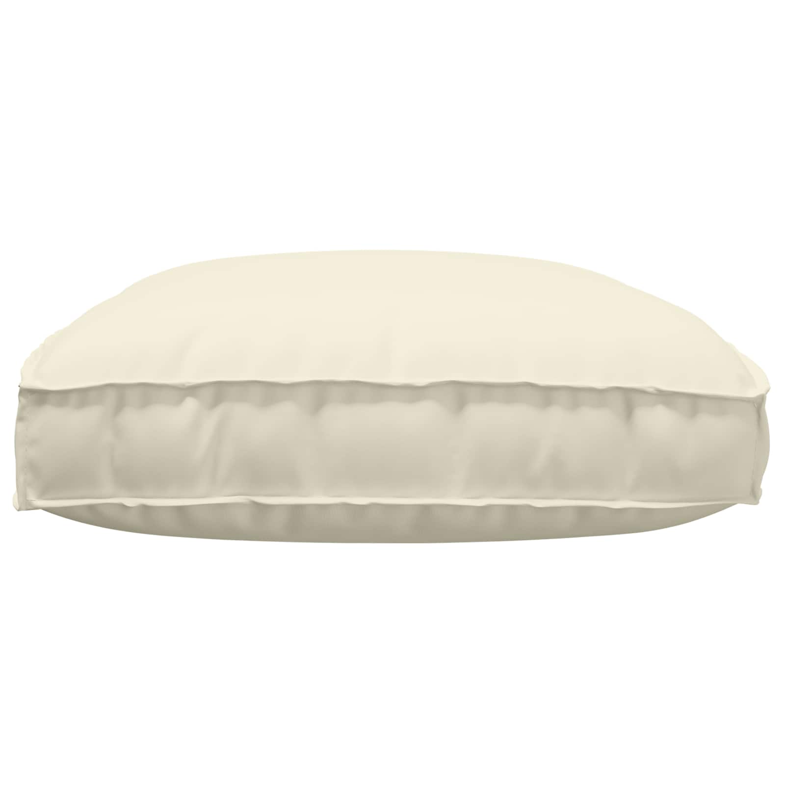 Μαξιλάρι Κρεμ 120 x 80 x 12 cm Ύφασμα Όξφορντ - Pakobazaar