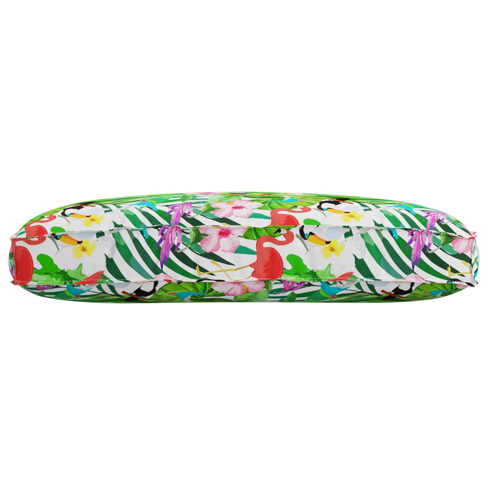 Μαξιλάρι Floral Πολύχρωμο 120 x 80 x 12 cm Ύφασμα Όξφορντ - Pakobazaar