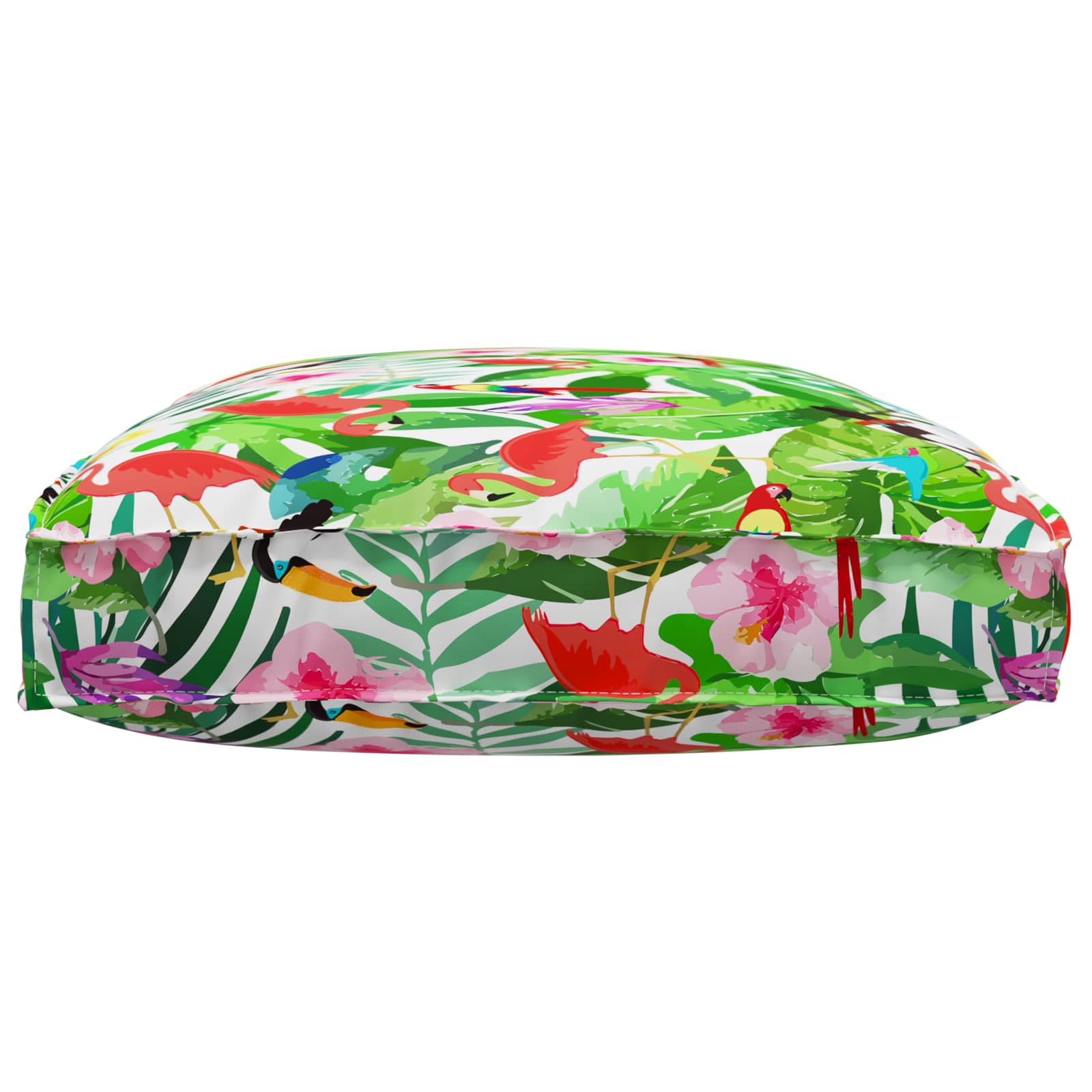 Μαξιλάρι Floral Πολύχρωμο 120 x 80 x 12 cm Ύφασμα Όξφορντ - Pakobazaar