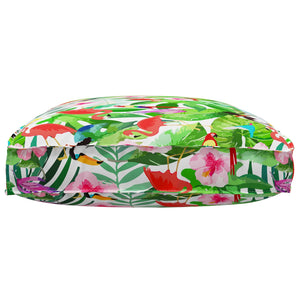 Μαξιλάρι Floral Πολύχρωμο 120 x 80 x 12 cm Ύφασμα Όξφορντ - Pakobazaar