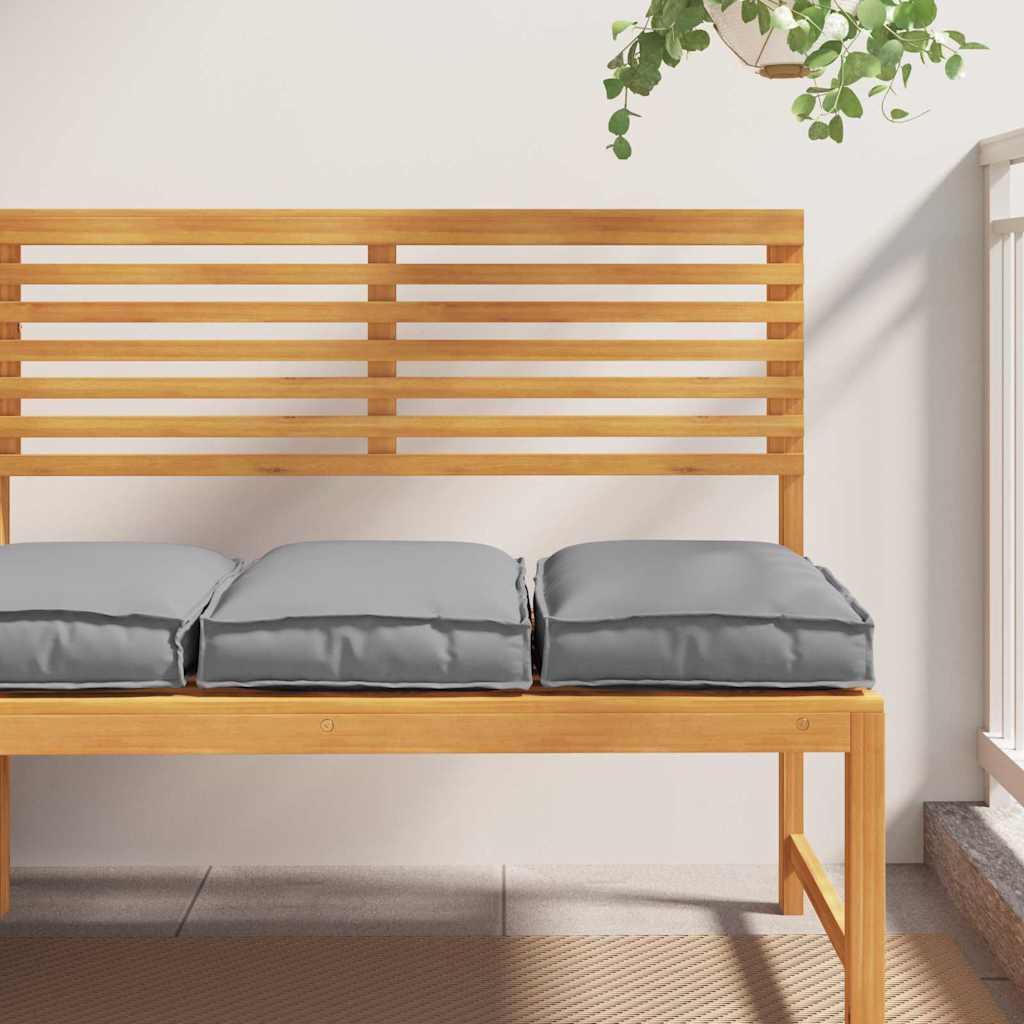 Μαξιλάρι 2 pcs Γκρι 40 x 40 x 8 εκ. Ύφασμα Όξφορντ - Pakobazaar