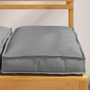 Μαξιλάρι 2 pcs Γκρι 40 x 40 x 8 εκ. Ύφασμα Όξφορντ - Pakobazaar