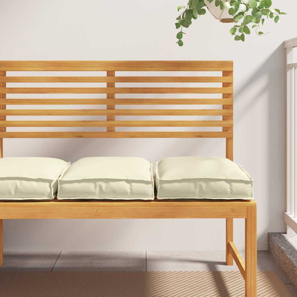 Μαξιλάρι 2 pcs Κρεμ 40 x 40 x 8 εκ. Ύφασμα Όξφορντ - Pakobazaar