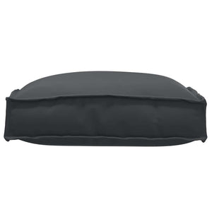 Μαξιλάρι 2 pcs Μαύρο 40 x 40 x 8 εκ. Ύφασμα Όξφορντ - Pakobazaar