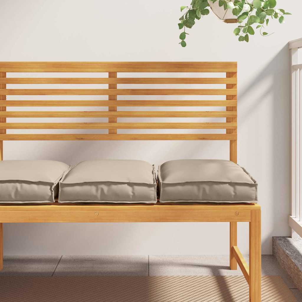 Μαξιλάρι 2 pcs Taupe 40 x 40 x 8 εκ. Ύφασμα Όξφορντ - Pakobazaar