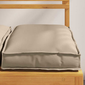 Μαξιλάρι 2 pcs Taupe 40 x 40 x 8 εκ. Ύφασμα Όξφορντ - Pakobazaar