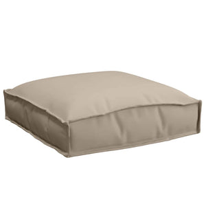 Μαξιλάρι 2 pcs Taupe 40 x 40 x 8 εκ. Ύφασμα Όξφορντ - Pakobazaar