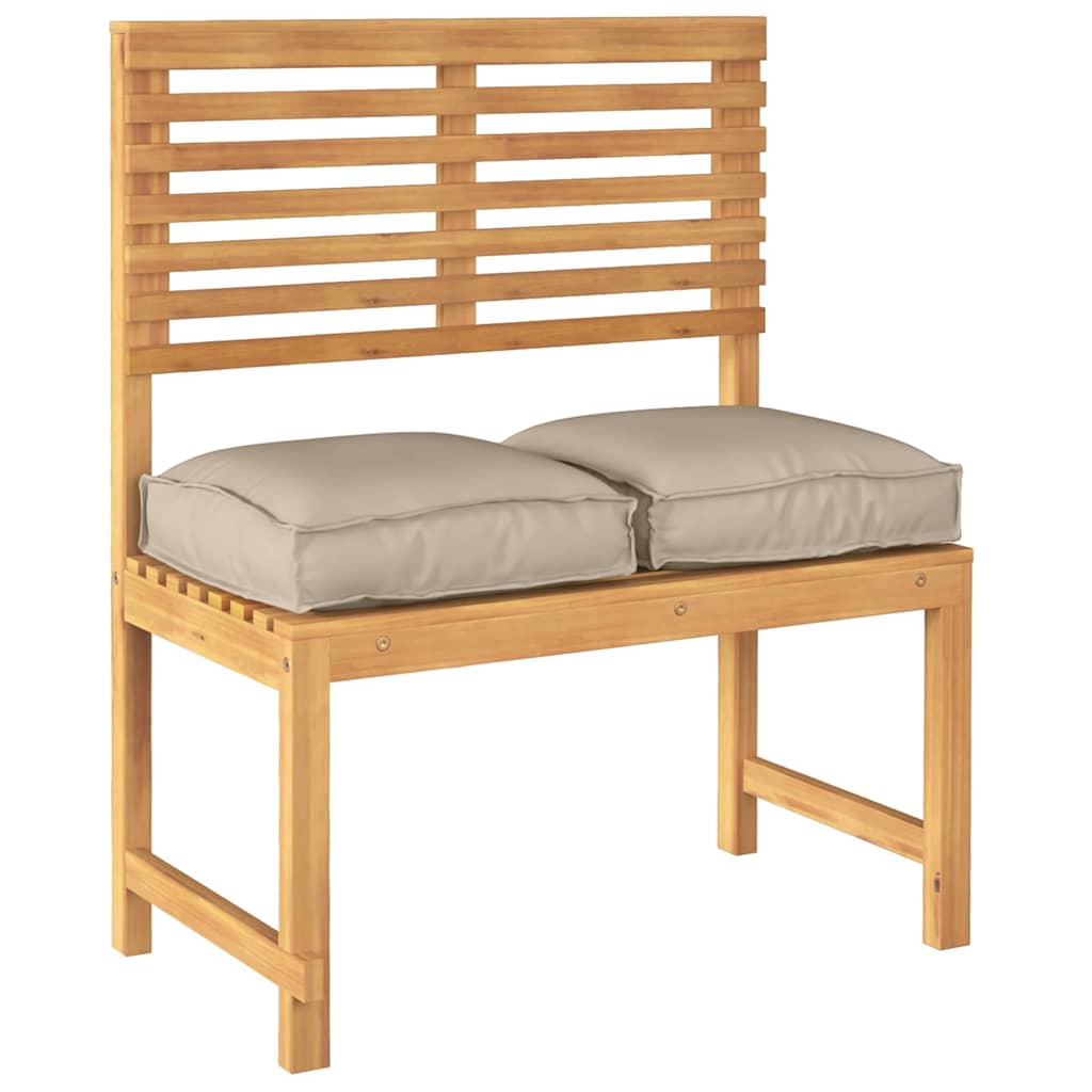 Μαξιλάρι 2 pcs Taupe 40 x 40 x 8 εκ. Ύφασμα Όξφορντ - Pakobazaar