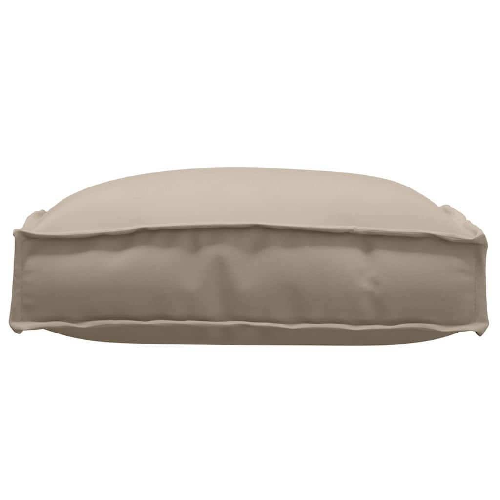 Μαξιλάρι 2 pcs Taupe 40 x 40 x 8 εκ. Ύφασμα Όξφορντ - Pakobazaar