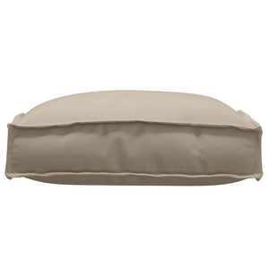 Μαξιλάρι 2 pcs Taupe 40 x 40 x 8 εκ. Ύφασμα Όξφορντ - Pakobazaar