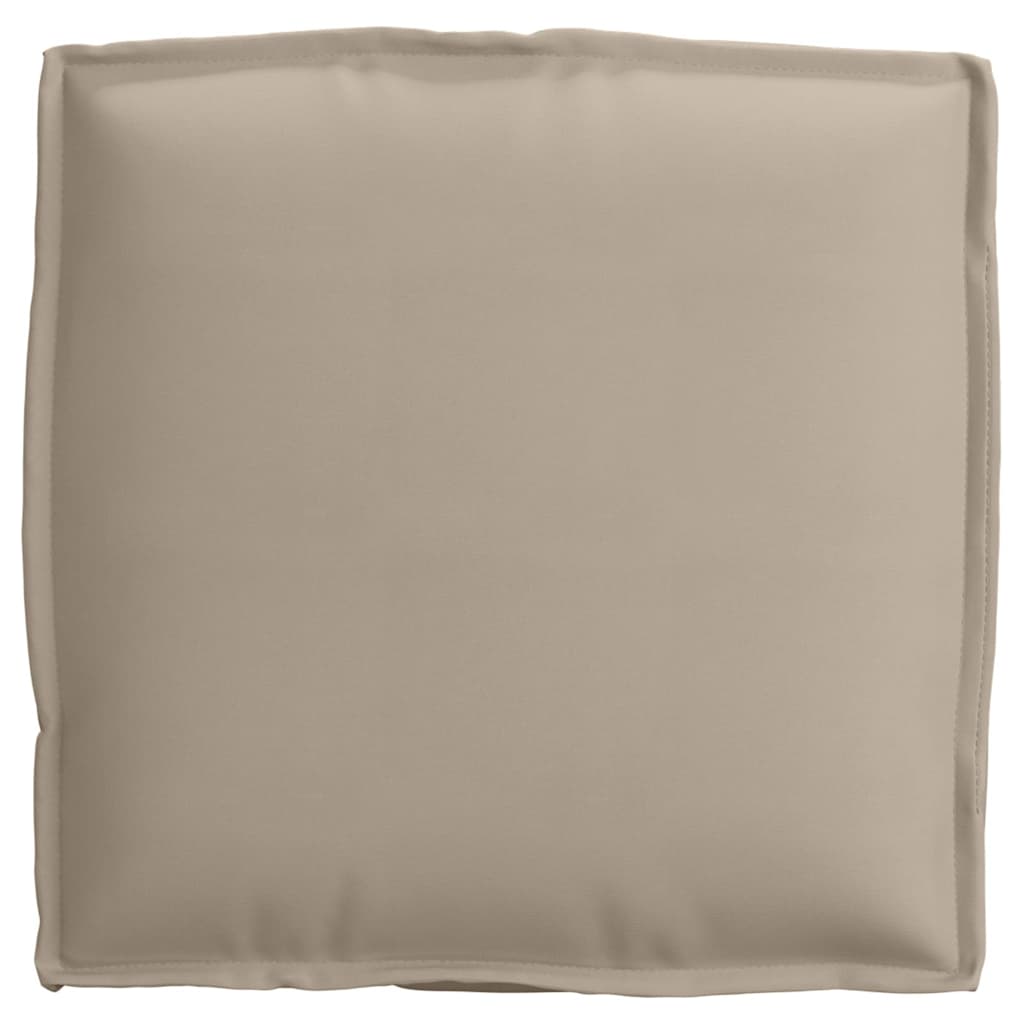 Μαξιλάρι 2 pcs Taupe 40 x 40 x 8 εκ. Ύφασμα Όξφορντ - Pakobazaar