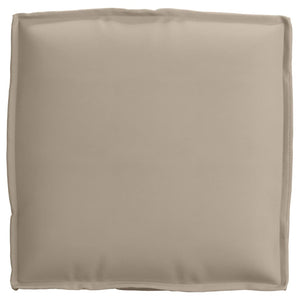 Μαξιλάρι 2 pcs Taupe 40 x 40 x 8 εκ. Ύφασμα Όξφορντ - Pakobazaar