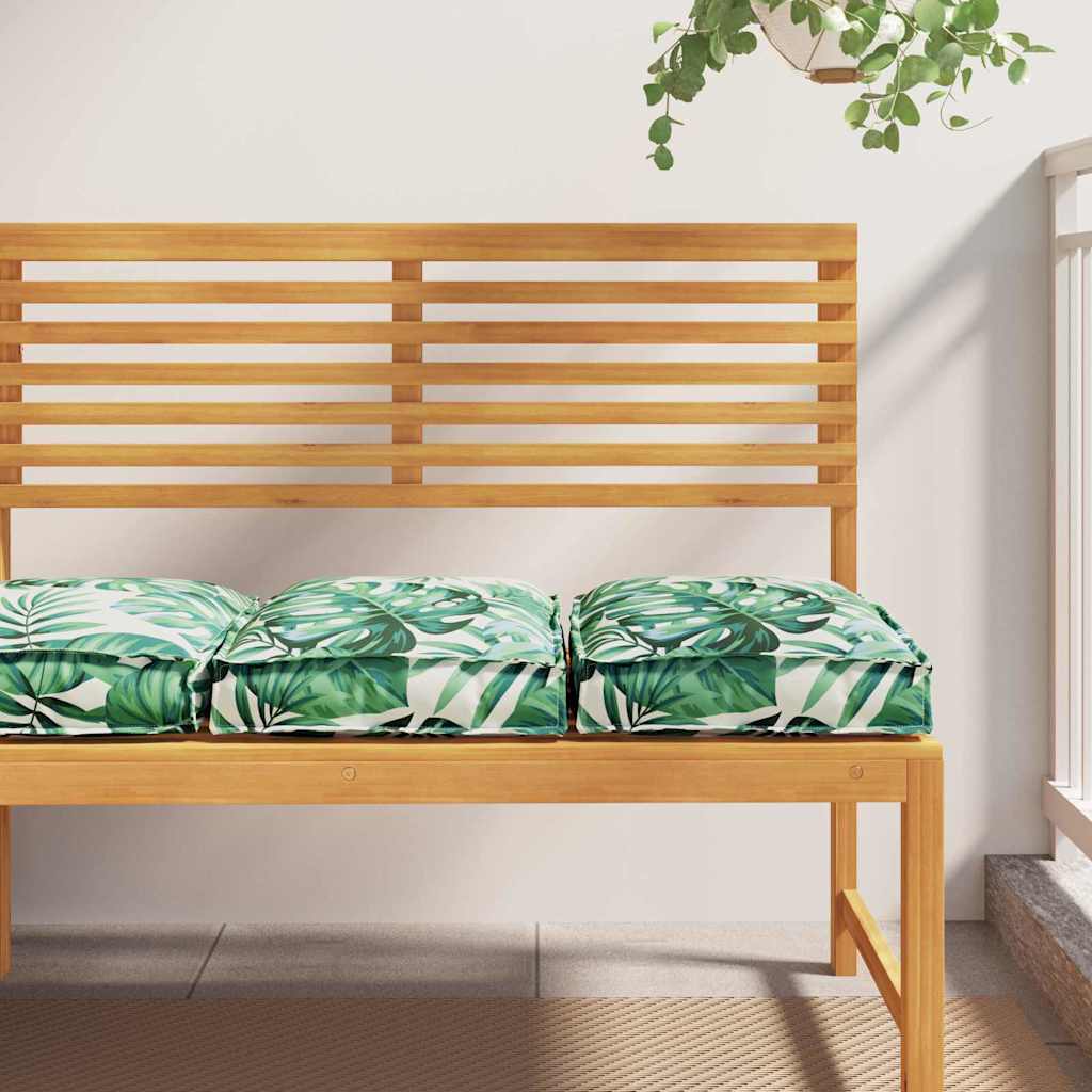Μαξιλάρι 2 pcs Σχέδιο Φύλλου 40 x 40 x 8 εκ. Ύφασμα Όξφορντ