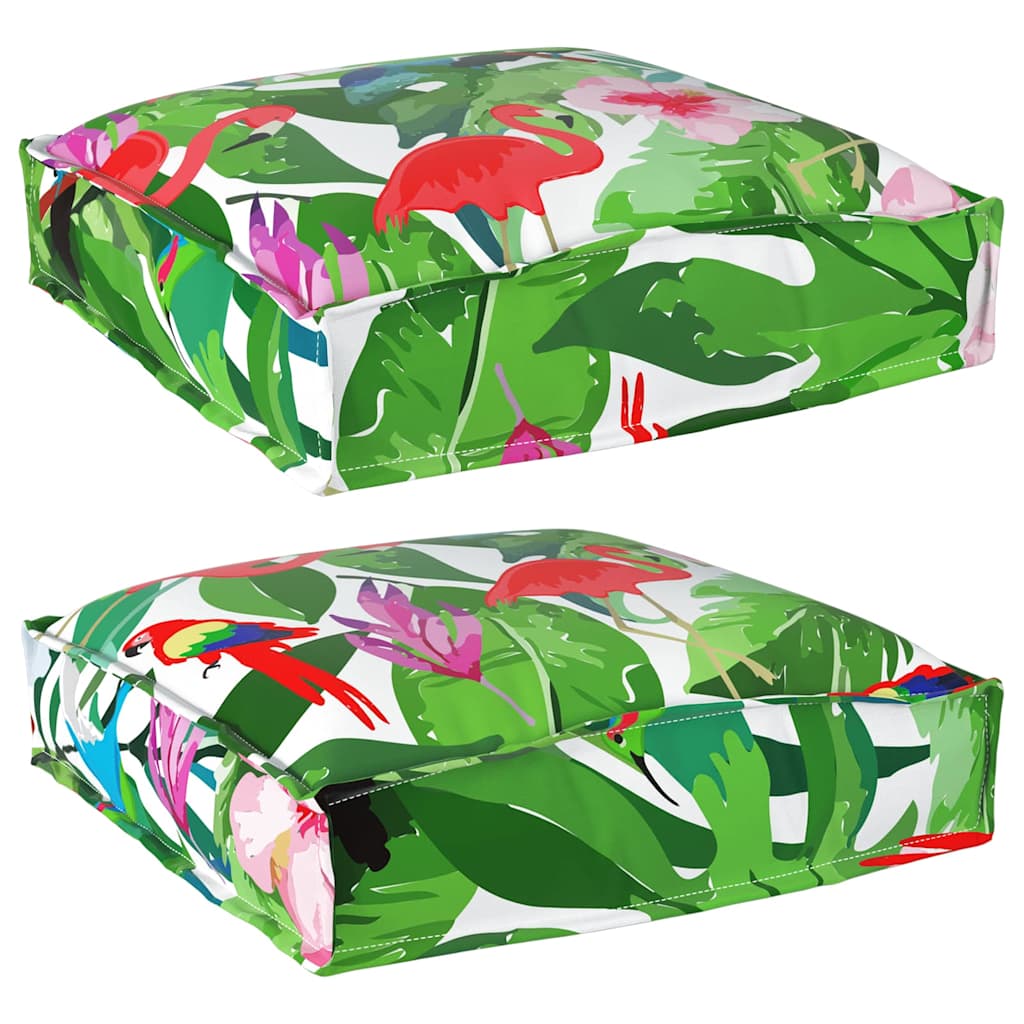 Μαξιλάρι Floral 2 pcs Πολύχρωμο 40 x 40 x 8 εκ. Ύφασμα Όξφορντ
