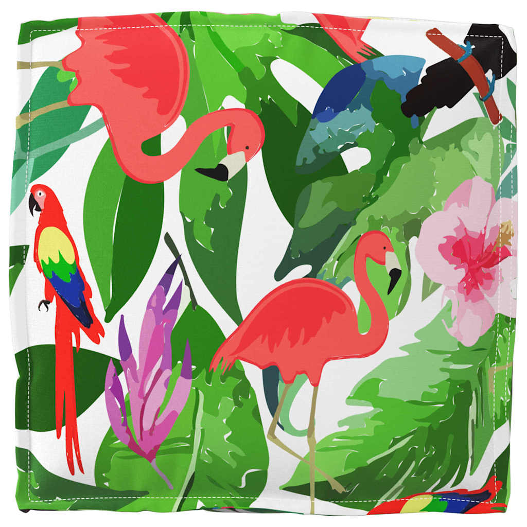 Μαξιλάρι Floral 2 pcs Πολύχρωμο 40 x 40 x 8 εκ. Ύφασμα Όξφορντ