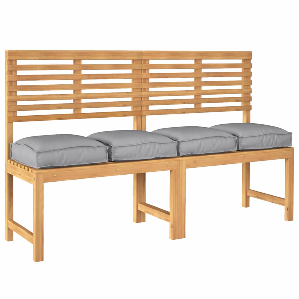 Μαξιλάρι 4 pcs Γκρι 40 x 40 x 8 εκ. Ύφασμα Όξφορντ - Pakobazaar