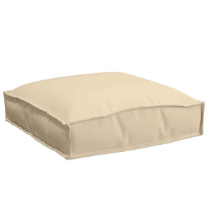 Μαξιλάρι 4 pcs Μπεζ 40 x 40 x 8 εκ. Ύφασμα Όξφορντ - Pakobazaar