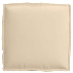 Μαξιλάρι 4 pcs Μπεζ 40 x 40 x 8 εκ. Ύφασμα Όξφορντ - Pakobazaar
